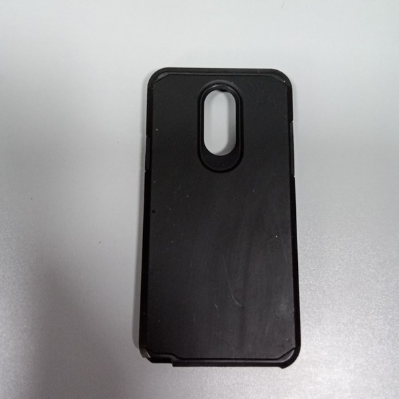 Other - Black Rugged Smartphone Case Honeycomb Shockproof Matte Protective Cover 6x3in